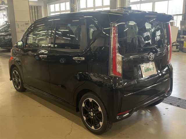 ダイハツ ムーヴ カスタム RS ハイパー 大分県 2016(平28)年 7.5万km ブラックマイカメタリック DTV/BT/DVD/バックカメラ/AAC/プッシュスタート/スマートキー/アイドリングストップ/横滑り防止/革巻ステアリング/ステアリングスイッチ/オートライト/Fフォグランプ/電格ミラー/半革調シート/ドライブレコーダー/純正１５インチAW/純正ドアバイザー/純正フロアマット/取説書/ナビ取説書/保証書