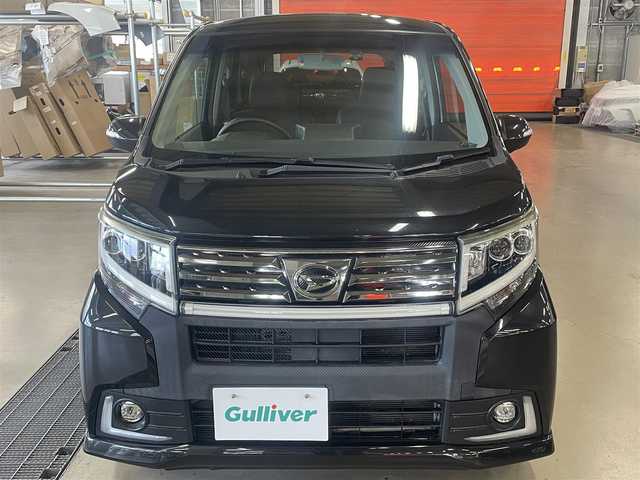 ダイハツ ムーヴ カスタム RS ハイパー 大分県 2016(平28)年 7.5万km ブラックマイカメタリック DTV/BT/DVD/バックカメラ/AAC/プッシュスタート/スマートキー/アイドリングストップ/横滑り防止/革巻ステアリング/ステアリングスイッチ/オートライト/Fフォグランプ/電格ミラー/半革調シート/ドライブレコーダー/純正１５インチAW/純正ドアバイザー/純正フロアマット/取説書/ナビ取説書/保証書