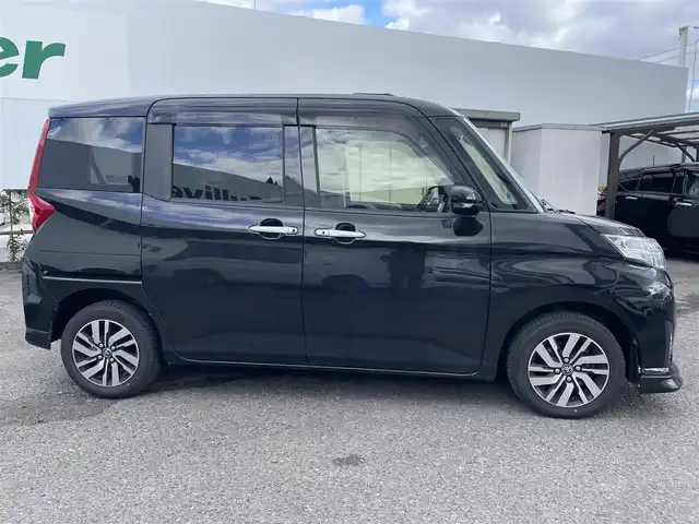 トヨタ ルーミー カスタムG S 福島県 2018(平30)年 7.9万km ブラックマイカメタリック ４ＷＤ/ワンオーナー/純正ナビ/フルセグＴＶ/ＣＤ・ＤＶＤ/ＦＭ・ＡＭ/Ｂｌｕｅｔｏｏｔｈ/Ｂカメラ/両側パワースライドドア/衝突軽減ブレーキ/クルーズコントロール/前席シートヒーター/ＥＴＣ／/ＬＥＤヘッドライト