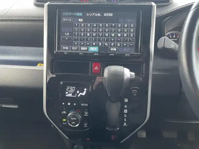 トヨタ ルーミー カスタムG S 福島県 2018(平30)年 7.9万km ブラックマイカメタリック ４ＷＤ/ワンオーナー/純正ナビ/フルセグＴＶ/ＣＤ・ＤＶＤ/ＦＭ・ＡＭ/Ｂｌｕｅｔｏｏｔｈ/Ｂカメラ/両側パワースライドドア/衝突軽減ブレーキ/クルーズコントロール/前席シートヒーター/ＥＴＣ／/ＬＥＤヘッドライト