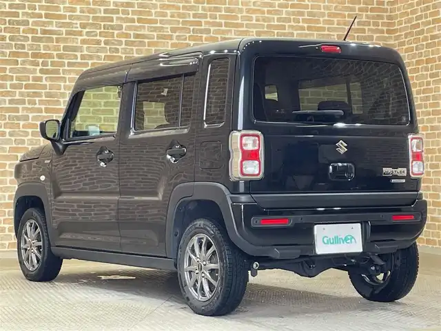 スズキ ハスラー HYBRID G 新潟県 2022(令4)年 1.5万km ブルーイッシュブラックパール3 ４WD/ヒルディセントコントロール/スズキセーフティサポート/デュアルカメラブレーキサポート/レーンアシスト/誤発進抑制機能/ハイビームアシスト/横滑り防止装置/アイドリングストップ/グリップコントロール/スノーモード/リヤパーキングセンサー/シートヒーター/カロッツェリアナビ/フルセグ/バックカメラ/ETC/ドライブレコーダー/サマータイヤ積込あり　純正スチールホイール