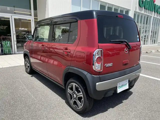 マツダ フレア クロスオーバー XT 石川県 2016(平28)年 7.3万km フェニックスレッドパール/ブラック 純正メモリーナビ/フルセグTV/バックカメラ/LEDヘッドライト/スマートキー/プッシュスタート/電動ミラー/レーダーブレーキ/ETC/シートヒーター/保証書
