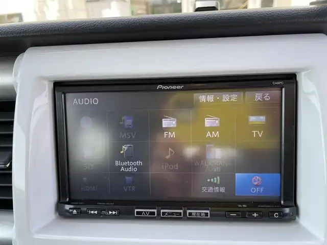 マツダ フレア クロスオーバー XT 石川県 2016(平28)年 7.3万km フェニックスレッドパール/ブラック 純正メモリーナビ/フルセグTV/バックカメラ/LEDヘッドライト/スマートキー/プッシュスタート/電動ミラー/レーダーブレーキ/ETC/シートヒーター/保証書