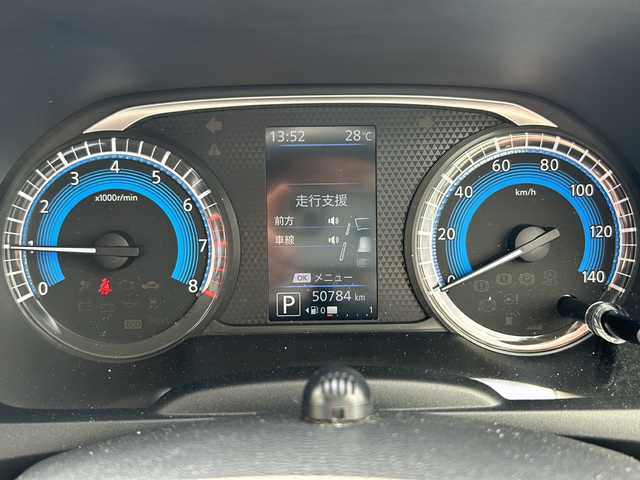 日産 デイズ ハイウェイスターX 岐阜県 2019(令1)年 5.1万km アッシュブラウン/ソーダブルー 純正メモリナビ(MJ118D-W)/【フルセグTV/SD/CD/USB/Bluetooth】/バックカメラ/衝突被害軽減システム/レーンキープアシスト/コーナーセンサー/純正14インチアルミホイール/オートLEDライト/オートマチックハイビーム/ETC/ドライブレコーダー(DRV-450)/横滑り防止装置/盗難防止装置/アイドリングストップ/プッシュスタート/スマートキー/スペアキー/取扱説明書/保証書