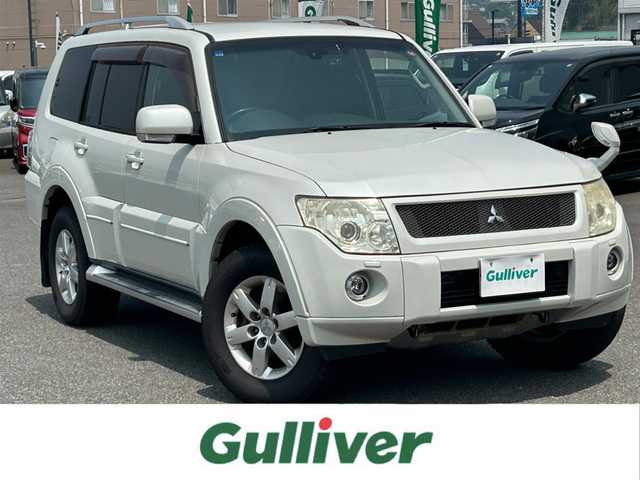 三菱 パジェロ ロング エクシード 広島県 2010(平22)年 17.4万km ウォームホワイトパール パートタイム4WD/社外ナビ/「CD/DVD/Bluetooth/フルセグTV」/SOREXヒッチメンバー/バックカメラ/シートヒーター/ETC/ドライブレコーダー/センターインフォメーションディスプレイ/オートライト/スペアキー