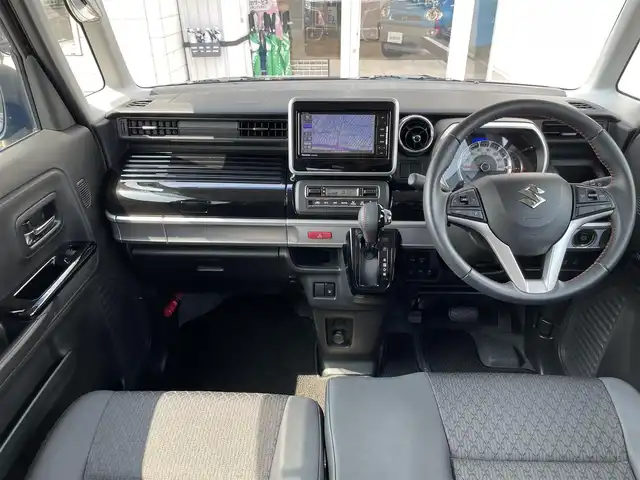 スズキ スペーシア カスタム HYBRID XS ターボ 石川県 2019(令1)年 2.7万km ムーンライトバイオレットPM ターボ/社外メモリーナビ/社外CD/DVD/フルセグTV/LEDヘッドライト/両側パワースライドドア/純正アルミホイール/クルーズコントロール/レーダーブレーキ/コーナーセンサー/スマートキー/プッシュスタート/電動ミラー/オートライト/オートエアコン/保証書