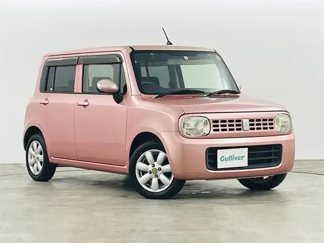 スズキ ラパン X 福島県 2012(平24)年 7.5万km チェリーピンクパールメタリック 社外ナビ/・型番：MDV-737DT/・フルセグTV/BT/CD/DVD/プッシュスタート/・スマートキー/フロアマット/ドアバイザー