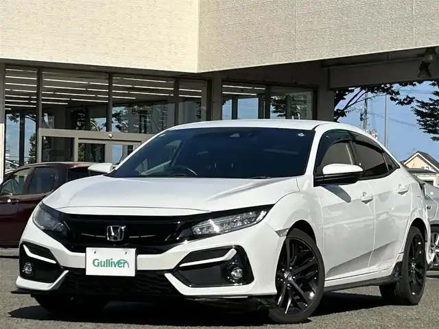 ホンダ シビック ハッチバック 宮城県 2020(令2)年 5.4万km プラチナホワイトパール １オーナー//純正ＡＷ//Ｍｏｄｕｌｏ　ＡＷ//ドラレコ//純正ＳＤナビ（ＤＶＤ、ＣＤ、ＦＭ、ＡＭ、ＳＤ、ＢＴ）//追従型クルコン//純正フロアマット//ビルトインＥＴＣ２．０//Ｄ／Ｎヒートシーター//プリクラッシュセーフティ//車線維持支援システム//横滑り防止機能//プッシュスタート//キーレス