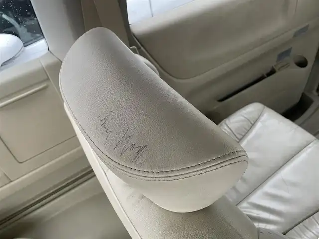 日産 エルグランド ライダー 千葉県 2005(平17)年 10.7万km ホワイトパール ナビ(AM/FM/DVD/MD)/純正17インチオーテックアルミホイール/全席合成皮革シート/オートライト/バックカメラ/左サイドカメラ（左側）/片側パワースライドドア（左側）/電動格納ミラー/ウインカーミラー/SNOW、POWER走行モード/BOSEスピーカー/ETC