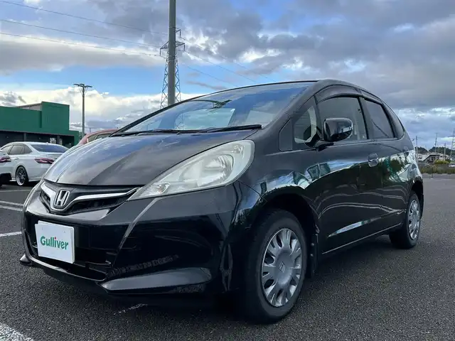 ホンダ フィット G 宮城県 2012(平24)年 12.3万km クリスタルブラックパール 純正ナビ（VXM-128VS）/リモコンキー/ワンセグTV/純正フロアマット/純正ホイールキャップ