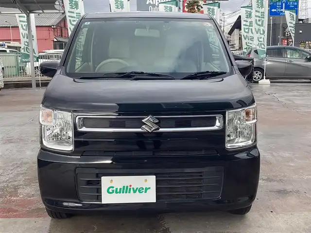 スズキ ワゴンＲ FA 京都府 2019(令1)年 4.9万km ブルーイッシュブラックパール3 社外メモリーナビ/　CD DVD BT SD フルセグTV/バックカメラ/ETC/電動格納ミラー/キーレスエントリー/スペアキー/新車保証書/取扱説明書