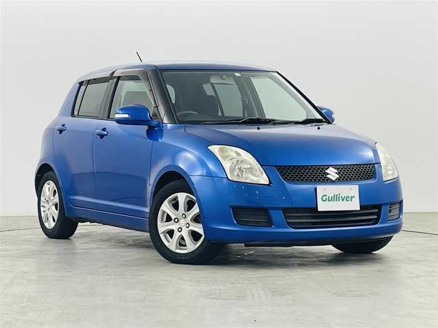 スズキ スイフト XG Lパッケージ 福島県 2010(平22)年 8.6万km パールメタリックカシミールブルー 純正オーディオ/・CD/AM/FM/・ETC/革巻きステアリング/・ステアリングリモコン/電動格納ミラー/スマートキー/ヘッドライトレベライザー/純正フロアマット/ドアバイザー