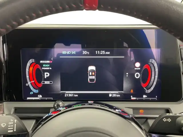 日産 オーラ ニスモ 新潟県 2022(令4)年 2.2万km スーパーブラック 純正メモリナビ（MJ321D-L）/・AM/FM/CD/DVD/Bluetooth/フルセグ/バックモニター/アラウンドビューモニター/衝突被害軽減システム/ETC2.0/前後ドライブレコーダー/純正LEDヘッドライト/オートライト/オートマチックハイビーム/純正17インチAW夏タイヤ/純正フロアマット/ABS/横滑り防止機能/前後コーナーセンサー/ステアリングスイッチ/オートブレーキホールド