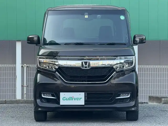 ホンダ Ｎ ＢＯＸ カスタム G EX ホンダセンシング 千葉県 2018(平30)年 4.9万km プレミアムグラマラスブロンズP 社外SDナビ（CCN-RE04D)/　（BT/DVD/CD/AM/FM)/フルセグ/社外ドラレコ（前）/ETC/ホンダセンシング/バックカメラ/片側パワースライド/LEDライト/プッシュスタート/純正フロアマット/純正アルミホイール/エンジンスタートボタン/保証書/取扱説明書