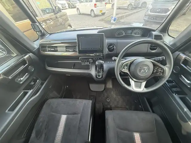ホンダ Ｎ ＢＯＸ カスタム G EX ホンダセンシング 千葉県 2018(平30)年 4.9万km プレミアムグラマラスブロンズP 社外SDナビ（CCN-RE04D)/　（BT/DVD/CD/AM/FM)/フルセグ/社外ドラレコ（前）/ETC/ホンダセンシング/バックカメラ/片側パワースライド/LEDライト/プッシュスタート/純正フロアマット/純正アルミホイール/エンジンスタートボタン/保証書/取扱説明書