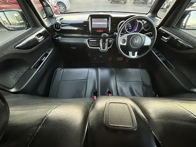 ホンダ Ｎ ＢＯＸ カスタム G Lパッケージ 群馬県 2015(平27)年 11.4万km スマートブラック (株)IDOMが運営する【じしゃロン伊勢崎店】の自社ローン専用車両になりますこちらは現金またはオートローンご利用時の価格です。自社ローンご希望の方は別途その旨お申付け下さい/両側パワースライドドア/純正メモリーナビゲーション/バックカメラ/CD/DVD/SD/BT/ワンセグTV/ETC/HIDヘッドライト/オートライト/フォグライト