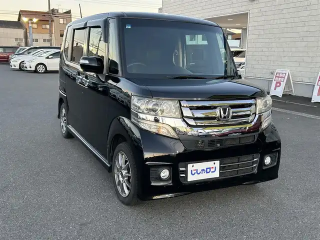 ホンダ Ｎ ＢＯＸ カスタム G Lパッケージ 群馬県 2015(平27)年 11.4万km スマートブラック (株)IDOMが運営する【じしゃロン伊勢崎店】の自社ローン専用車両になりますこちらは現金またはオートローンご利用時の価格です。自社ローンご希望の方は別途その旨お申付け下さい/両側パワースライドドア/純正メモリーナビゲーション/バックカメラ/CD/DVD/SD/BT/ワンセグTV/ETC/HIDヘッドライト/オートライト/フォグライト