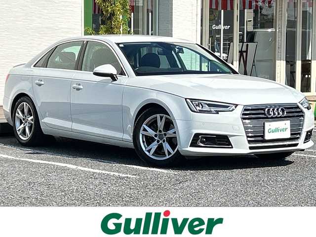 アウディ Ａ４ 2．0TFSIスポーツ 千葉県 2016(平28)年 3.7万km 白 純正ナビ　シートヒーター　パワーシート　バックカメラ　クルーズコントロール　ドライブレコーダー　スマートキー　純正フロアマット　オートライト　ＥＴＣ　純正ＡＷ　ＬＥＤヘッドライト　トランクスポイラー