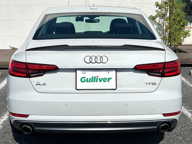 アウディ Ａ４ 2．0TFSIスポーツ 千葉県 2016(平28)年 3.7万km 白 純正ナビ　シートヒーター　パワーシート　バックカメラ　クルーズコントロール　ドライブレコーダー　スマートキー　純正フロアマット　オートライト　ＥＴＣ　純正ＡＷ　ＬＥＤヘッドライト　トランクスポイラー
