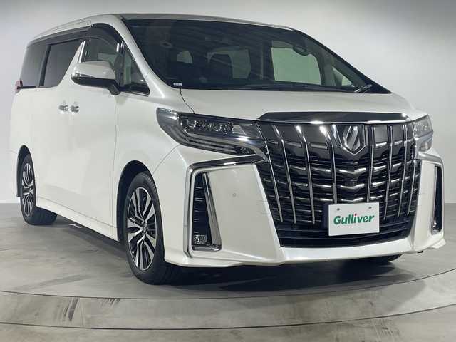 トヨタ アルファード S Cパッケージ 福岡県 2018(平30)年 6.5万km ホワイトパールクリスタルシャイン 純正10.5インチメーカーOPナビ/・JBLプレミアムサウンド/・CD/DVD/BT/フルセグTV/・パノラミックビューモニター/純正12.1インチフリップダウンモニター/トヨタセーフティセンス/・プリクラッシュセーフティ/・レーントレーシングアシスト/・パーキングサポートブレーキ/・リヤクロストラフィックアラート/・ロードサインアシスト/・オートハイビーム/・レーダークルーズコントロール/・ブラインドスポットモニター/クリアランスソナー/両側パワースライドドア/パワーバックドア/レザーシート/・シートヒーター/ベンチレーション/・パワーシート/ウッドコンビハンドル/・ステアリングリモコン/・ステアリングヒーター/ブレーキホールド/ETC2.0/純正18インチアルミホイール/純正フロアマット/純正ドアバイザー
