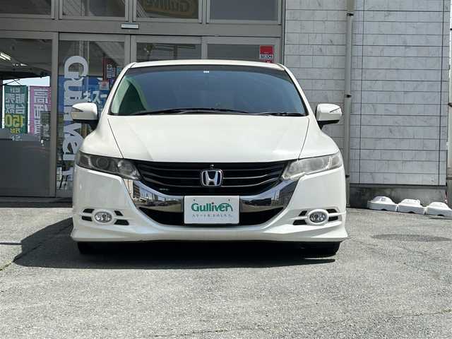 ホンダ オデッセイ アブソルート 岩手県 2009(平21)年 8.8万km プレミアムホワイトパール 純正ＨＤＤインターナビ　/全方位カメラ　/ローダウン　/キーレス　/ハーフレザーシート　/社外エンジンスターター　/フロントワイパーデアイサー/横滑り防止装置　/フルセグＴＶ　/革巻きステアリング　/パドルシフト /オートライト/フォグランプ/電動格納ミラー/ドアバイザー/フロアマット/USBソケット/VIDEOインプットソケット/保証書 取説ナビ取説