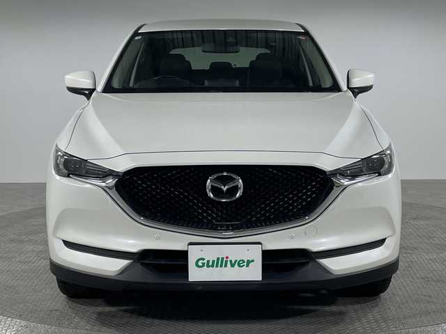 マツダ ＣＸ－５ 20S 神奈川県 2018(平30)年 9万km スノーフレイクホワイトパールマイカ 純正ナビ　フルセグTV　CD/DVD/BT/AUX/スマートブレーキシティーサポート/バックカメラ/ステアリングスイッチ/レーダークルーズコントロール/BSM/車線警報逸脱システム/パーキングセンサー/オートハイビーム/アイドリングストップ/前後コーナーセンサー/トラクションコントロールシステム（TCS）/レーンキープアシストシステム（LAS）/純正フロアマット/純正19インチAW/スマートキー/LED