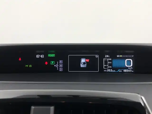 トヨタ プリウス S 愛知県 2016(平28)年 4.9万km グレーメタリック 純正ナビ　（ＴＶ／ＢＴ／ＣＤ）　/横滑り防止　/ＬＥＤヘッドライト　/フォグライト/オートライト　/プッシュスタート　/ステアリングスイッチ　/電動格納ミラー　/ＥＴＣ　