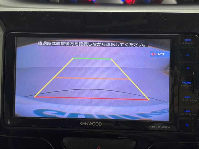 ダイハツ タント カスタム X 岐阜県 2014(平26)年 11.3万km パールホワイトⅢ ・KENWOODナビ　MDV-D403W/Bluetooth/ワンセグTV/CD/DVD/・バックカメラ/・左側パワースライドドア/・スマートキー/・プッシュスタt－ト/・オートLEDライト/・フォグライト/・ETC/・純正１４インチアルミホイール/・電動格納ミラー
