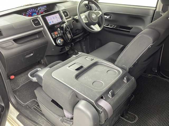 ダイハツ タント カスタム X 岐阜県 2014(平26)年 11.3万km パールホワイトⅢ ・KENWOODナビ　MDV-D403W/Bluetooth/ワンセグTV/CD/DVD/・バックカメラ/・左側パワースライドドア/・スマートキー/・プッシュスタt－ト/・オートLEDライト/・フォグライト/・ETC/・純正１４インチアルミホイール/・電動格納ミラー