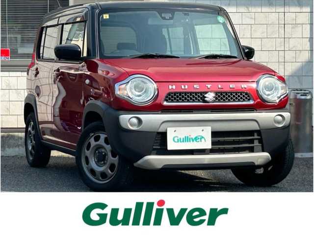 スズキ ハスラー G 福岡県 2018(平30)年 5.9万km フェニックスレッドパール/ブルーイッシュブラックパール 純正メモリナビ【KXM-W503】/　（AM/FM/CD/DVD/Bluetooth/フルセグTV）/バックカメラ/スズキセーフティサポート/・デュアルカメラブレーキサポート/・誤発進抑制機能/・車線逸脱警報/・ふらつき警報/・先行車発進お知らせ機能/横滑り防止機能/アイドリングストップ/シートヒーター（D/N）/ベンチシート/フルフラットシート/前後ドライブレコーダー【ZDR035】/純正フロアマット/ISOFIX/ドアバイザー/電源ソケット×1/スペアキー×1/保証書/取扱説明書