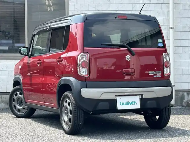 スズキ ハスラー G 福岡県 2018(平30)年 5.9万km フェニックスレッドパール/ブルーイッシュブラックパール 純正メモリナビ【KXM-W503】/　（AM/FM/CD/DVD/Bluetooth/フルセグTV）/バックカメラ/スズキセーフティサポート/・デュアルカメラブレーキサポート/・誤発進抑制機能/・車線逸脱警報/・ふらつき警報/・先行車発進お知らせ機能/横滑り防止機能/アイドリングストップ/シートヒーター（D/N）/ベンチシート/フルフラットシート/前後ドライブレコーダー【ZDR035】/純正フロアマット/ISOFIX/ドアバイザー/電源ソケット×1/スペアキー×1/保証書/取扱説明書