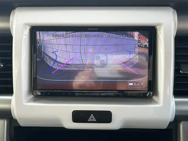 スズキ ハスラー G 福岡県 2018(平30)年 5.9万km フェニックスレッドパール/ブルーイッシュブラックパール 純正メモリナビ【KXM-W503】/　（AM/FM/CD/DVD/Bluetooth/フルセグTV）/バックカメラ/スズキセーフティサポート/・デュアルカメラブレーキサポート/・誤発進抑制機能/・車線逸脱警報/・ふらつき警報/・先行車発進お知らせ機能/横滑り防止機能/アイドリングストップ/シートヒーター（D/N）/ベンチシート/フルフラットシート/前後ドライブレコーダー【ZDR035】/純正フロアマット/ISOFIX/ドアバイザー/電源ソケット×1/スペアキー×1/保証書/取扱説明書