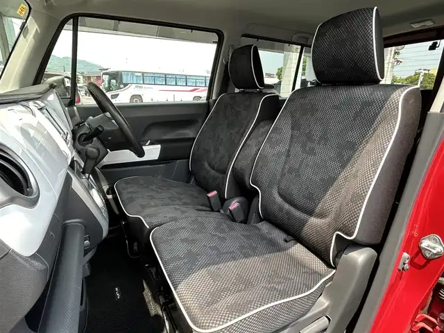 スズキ ハスラー G 福岡県 2018(平30)年 5.9万km フェニックスレッドパール/ブルーイッシュブラックパール 純正メモリナビ【KXM-W503】/　（AM/FM/CD/DVD/Bluetooth/フルセグTV）/バックカメラ/スズキセーフティサポート/・デュアルカメラブレーキサポート/・誤発進抑制機能/・車線逸脱警報/・ふらつき警報/・先行車発進お知らせ機能/横滑り防止機能/アイドリングストップ/シートヒーター（D/N）/ベンチシート/フルフラットシート/前後ドライブレコーダー【ZDR035】/純正フロアマット/ISOFIX/ドアバイザー/電源ソケット×1/スペアキー×1/保証書/取扱説明書