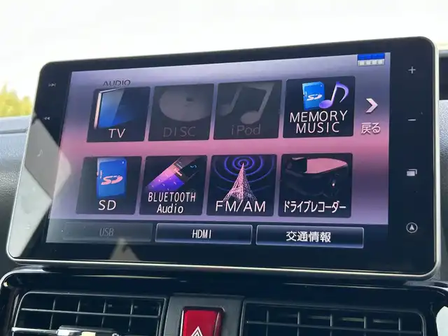 ダイハツ タント カスタム RS 奈良県 2019(令1)年 6.8万km パールブラック フルセグナビ（ＮＳＺＮ－Ｙ６９ＤＳ）　/Ｂｌｕｅｔｏｏｔｈ　/ＣＤ／ＤＶＤ　/全方位モニター　/ＥＴＣ　/ドライブレコーダー　/シートヒーター　/両側パワスラ　/アイドリングストップ　/レーダークルーズコントロール