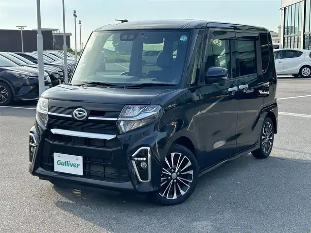 ダイハツ タント カスタム RS 奈良県 2019(令1)年 6.8万km パールブラック フルセグナビ（ＮＳＺＮ－Ｙ６９ＤＳ）　/Ｂｌｕｅｔｏｏｔｈ　/ＣＤ／ＤＶＤ　/全方位モニター　/ＥＴＣ　/ドライブレコーダー　/シートヒーター　/両側パワスラ　/アイドリングストップ　/レーダークルーズコントロール