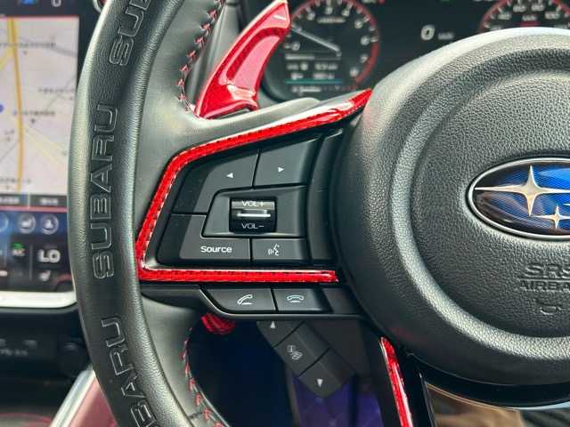 スバル レヴォーグ 1．8STIスポーツ EX 千葉県 2021(令3)年 2.9万km クリスタルホワイトP アイサイトX/純正ナビ/Bluetooth/AndroidAuto/AppleCarPlay/フルセグTV/バック・サイドカメラ/ETC/デジタルインナーミラー/全車速追従機能付クルーズコントロール/エマージェンシーレンキープアシスト/車線逸脱警報/ドライバーモニタリングシステム/プリクラッシュブレーキ/渋滞時発進アシスト/アクティブレーンチェンジアシスト/アンビエントライト/パワーバックドア/レザーシート/前席シートヒーター/パドルシフト/RAYS18インチアルミホイール/ガナドールマフラー/フロアマット/保証書・取扱説明書
