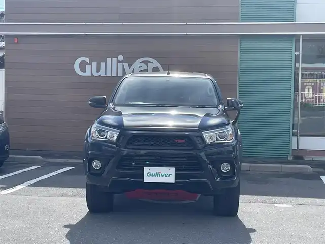 トヨタ ハイラックス X 長野県 2018(平30)年 6万km アティチュードブラックマイカ バックカメラ/ステアリングハンドル/純正ETC/純正フロアマット/布系シート/エアロパーツ　リア/社外18インチAW/盗難防止装置/Wエアバック/ドアバイザー/エコモード/パワーモード/保証書/取扱説明書
