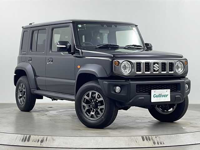 スズキ ジムニー ノマド FC 埼玉県 2025(令7)年 0.1千km 黒 登録済未使用車　/ディスプレイオーディオ　/バックカメラ　/シートヒーター　/レーダークルーズコントロール　/衝突軽減システム　/ダウンヒルアシスト　/レーンキープアシスト/コーナーセンサー/純正フロアマット　/純正アルミホイール/ヘッドライトウォッシャー/アイドリングストップ/オートライト　/LEDヘッドライト/スマートキー
