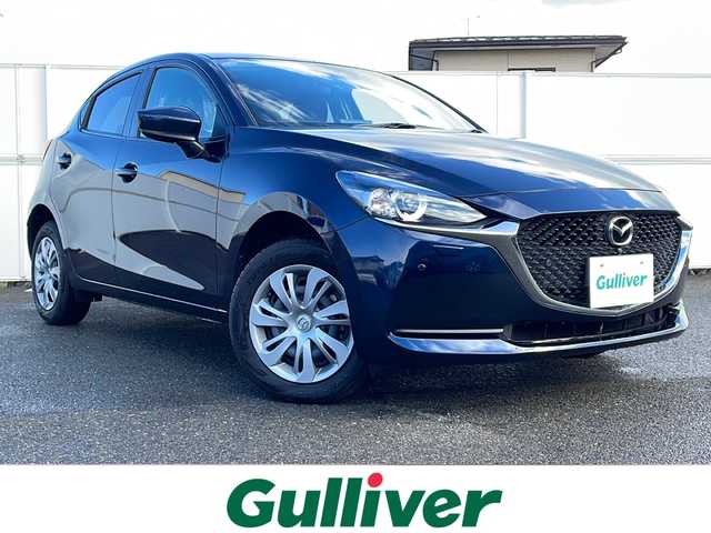 マツダ マツダ２ 15S スマートエディション 岩手県 2023(令5)年 3.1万km ディープクリスタルブルーマイカ マツダ8型ナビ 全周囲C フルセグTV BSM ETC Bluetooth DVD再生 スマホ連携 ステアリングスイッチ MTモード付AT オートLEDヘッドライト フォグランプ コーナーセンサー オート電格ミラー フロアマット スマートキー