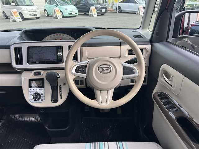 ダイハツ ムーヴ キャンバス X LTD メイクアップ SA Ⅲ 愛知県 2017(平29)年 7.8万km ファイアークォーツレッドM 社外メモリナビ/フルセグテレビ/バックカメラ/Bluetooth/アイドリングストップ/ウィンカーミラー/ドアバイザー/プッシュスタート/両側パワースライドドア/ETC/レーンキープ/衝突軽減ブレーキ/ドラレコ