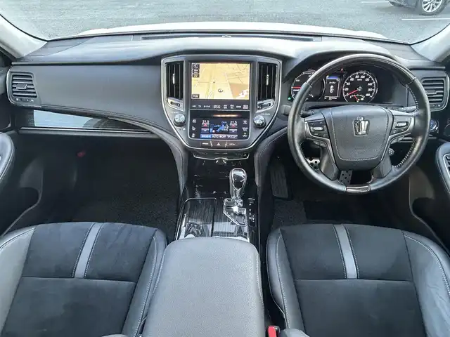 トヨタ クラウン ハイブリッド アスリートSJ-フロンティアLTD 愛知県 2018(平30)年 3.3万km ホワイトパールクリスタルシャイン 純正メモリナビ/フルセグテレビ/バックカメラ/Bluetooth/ウィンカーミラー/クルーズコントロール/ドアバイザー/プッシュスタート/ビルトインETC/衝突軽減ブレーキ/ハーフレザーシート/シートヒーター