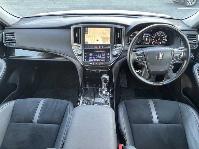 トヨタ クラウン ハイブリッド アスリートSJ-フロンティアLTD 愛知県 2018(平30)年 3.3万km ホワイトパールクリスタルシャイン 純正メモリナビ/フルセグテレビ/バックカメラ/Bluetooth/ウィンカーミラー/クルーズコントロール/ドアバイザー/プッシュスタート/ビルトインETC/衝突軽減ブレーキ/ハーフレザーシート/シートヒーター