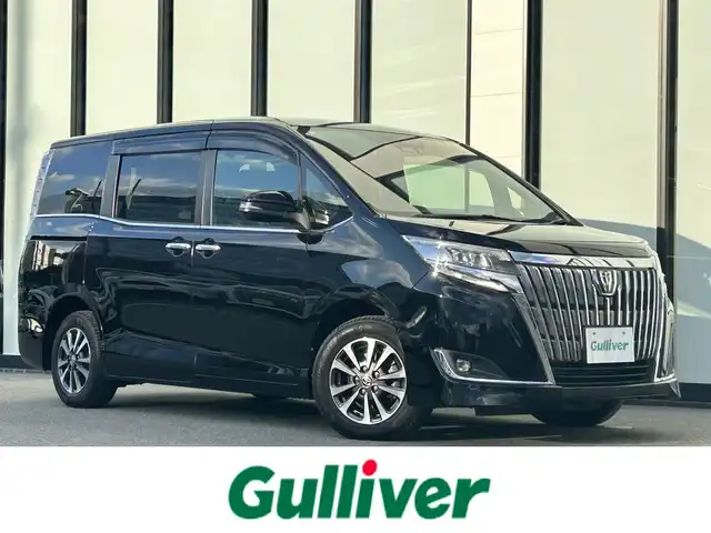 トヨタ エスクァイア Xi 大阪府 2019(令1)年 2.8万km ブラック 純正ナビ　/  フルセグＴＶ/CD/DVD/Bluetooth/USB　/バックモニター　/トヨタセーフティセンス/コーナーセンサー　/片側パワースライドドア　/クルーズコントロール　/アイドリングストップ　/前方ドライブレコーダー/純正15インチアルミホイール　/純正フロアマット　/スマートキー　/ＥＴＣ　/ＬＥＤ