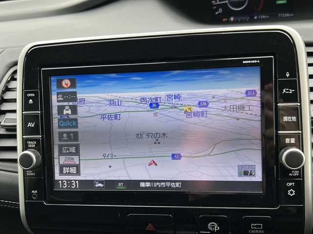 日産 セレナ ハイウェイスター 鹿児島県 2018(平30)年 7.8万km アズライトブルー エンジンスタートボタン/クルーズコントロール/パワーステアリング/WAC/ABS/PW/両側パワースライドドア/純正ナビ/Bluetooth/DVD/CD/SD/TV/全方位バックカメラ/パーキングアシスト/純正後部座席モニター/純正フロアマット/オートライト/ワンセグ/コーナーセンサー/USB入力端子/カーテンエアバッグ