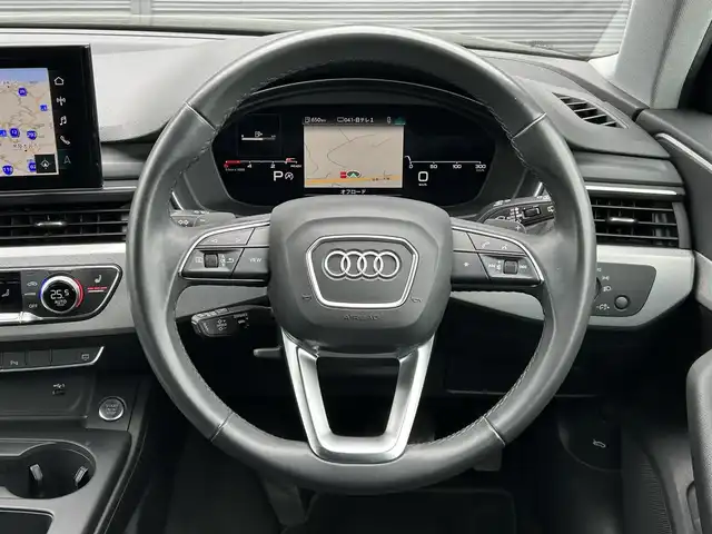 アウディ Ａ４ アバント 35TDI アドバンスド 茨城県 2022(令4)年 3.4万km 黒 Bカメラ/ACC/衝突軽減システム/LKA/BSM/マトリクスLED/シートヒーター/前後ドライブレコーダー/パドルシフト/バーチャルコックピット/純正ナビ/フルセグＴＶ/純正17インチＡＷ