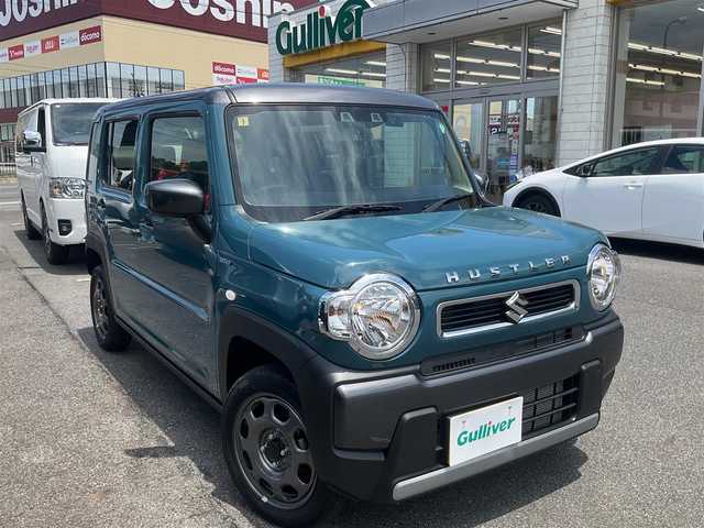 スズキ ハスラー HYBRID G 滋賀県 2023(令5)年 1万km デニムブルー ガンメタリック 2トーン ワンオーナー /車検令和8年7月まで/パナソニックナビゲーション/・TV/・CD/DVD/・Bluetooth/前後ドライブレコーダー/前席シートヒーター/・助手席アンダートレー/ステアリングスイッチ/・オーディオ操作/・クルーズコントロール/デュアルカメラブレーキサポート/・衝突被害軽減ブレーキ/・先行車発進お知らせ機能/・標識認識機能/・後退時ブレーキサポート/・車線逸脱警報機能/ふらつき警報機能/取扱説明書/保証書/スペアキー/