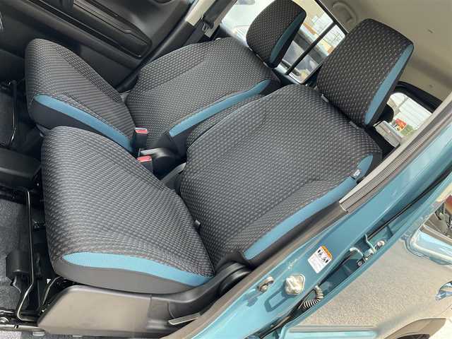 スズキ ハスラー HYBRID G 滋賀県 2023(令5)年 1万km デニムブルー ガンメタリック 2トーン ワンオーナー /車検令和8年7月まで/パナソニックナビゲーション/・TV/・CD/DVD/・Bluetooth/前後ドライブレコーダー/前席シートヒーター/・助手席アンダートレー/ステアリングスイッチ/・オーディオ操作/・クルーズコントロール/デュアルカメラブレーキサポート/・衝突被害軽減ブレーキ/・先行車発進お知らせ機能/・標識認識機能/・後退時ブレーキサポート/・車線逸脱警報機能/ふらつき警報機能/取扱説明書/保証書/スペアキー/