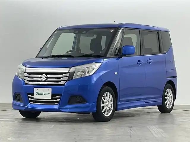 スズキ ソリオ GX2 福島県 2020(令2)年 6.2万km スピーディーブルーM ワンオーナー　/純正ナビゲーション　/【AM/FM/DISC/Bluetooth/フルセグ】/衝突被害軽減システム　/クルーズコントロール　/両側パワースライドドア　/シートヒーター　/ＥＴＣ　/クリアランスソナー　/プッシュスタート　/・スマートキー　/・オートライト　/純正フロアマット　/取扱説明書　/保証書