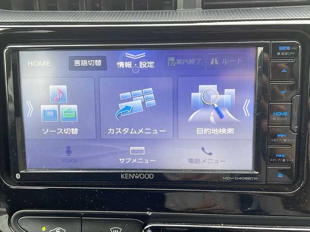 トヨタ アクア S 石川県 2018(平30)年 5.7万km ブラックマイカ KENWOODナビ/（ワンセグ/AM/FM/CD/DVD/Bluetooth）/ドライブレコーダー前後/ビルトインETC/バックカメラ/ECOMODE/横滑り防止システム/車両接近通報装置/ウィンカーミラー/保証書/取扱説明書