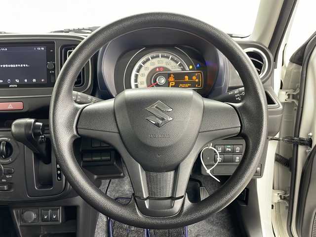 スズキ アルト ハイブリッドS 道央・札幌 2022(令4)年 2.5万km ソフトベージュメタリック ・4WD/・社外ディスプレイオーディオ&BT&AUX&Apple Car Play&Android Auto/・スズキセーフティサポート/・前席シートヒーター/・ドアミラーヒーター/・アイドリングストップ/・オートライト/・オートマチックハイビーム